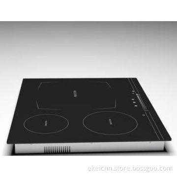 High Power Frameless Electric Three Burner Induction Cookto